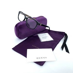 New GUCCI Frames Black Acetate Unisex Eyeglasses
GG0309O 001 54 15 140